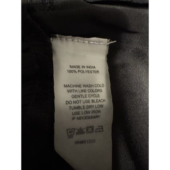 Vince Camuto Holiday Top Gold Black Sleeve Small Long Sleeve NEW - Picture 9 of 11